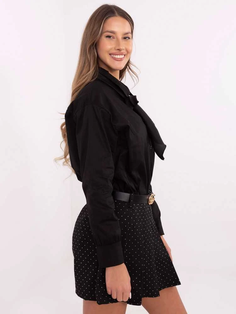 Italy Moda Koszula-DHJ-KS-9236.92P-juoda