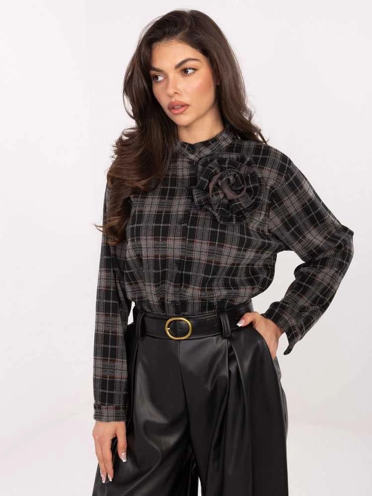 Italy Moda Koszula-IT-KS-21562.01-juoda
