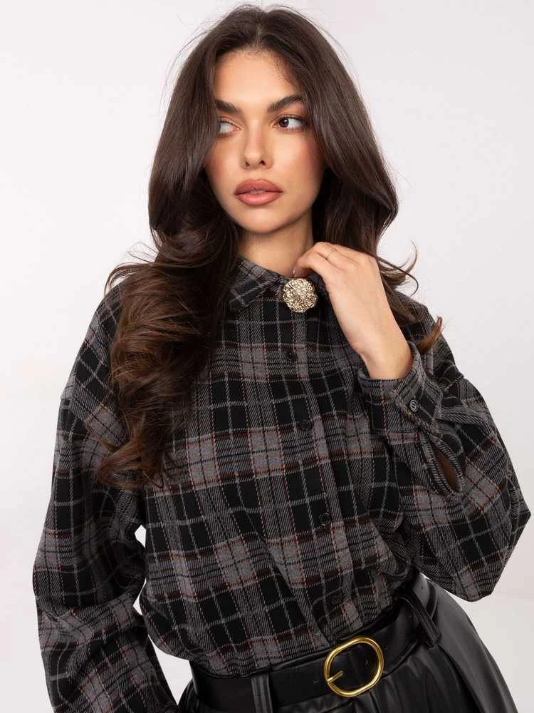 Italy Moda Koszula-IT-KS-21638.02-juoda