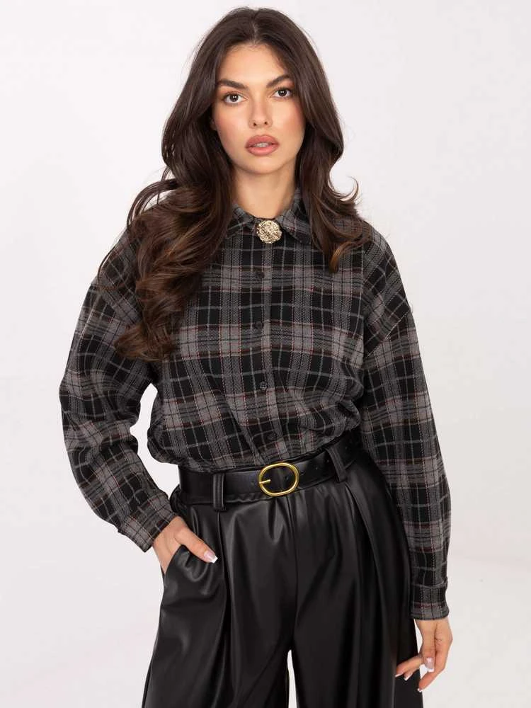 Italy Moda Koszula-IT-KS-21638.02-juoda