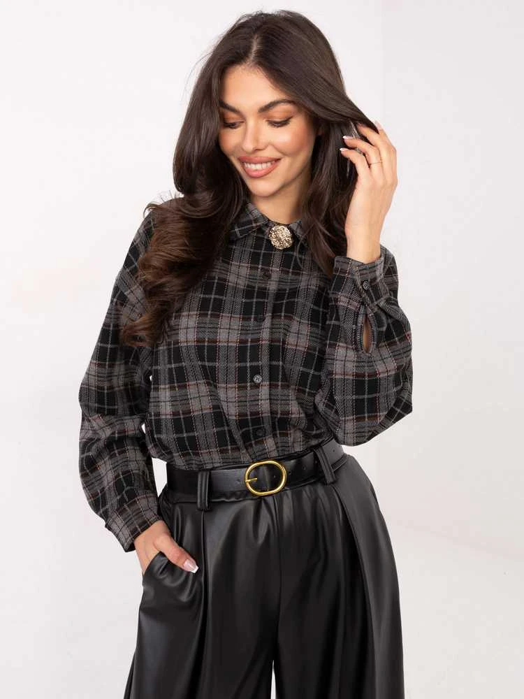 Italy Moda Koszula-IT-KS-21638.02-juoda