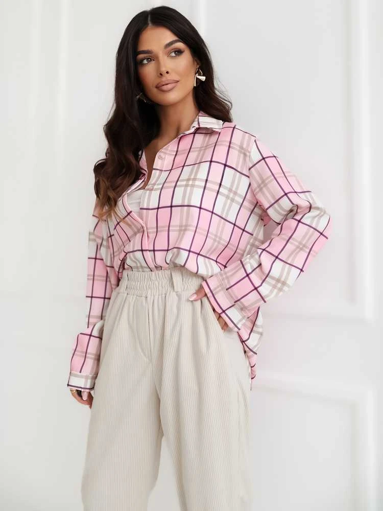 Italy Moda Koszula-IT-KS-22269-1.00-jasny rožinė