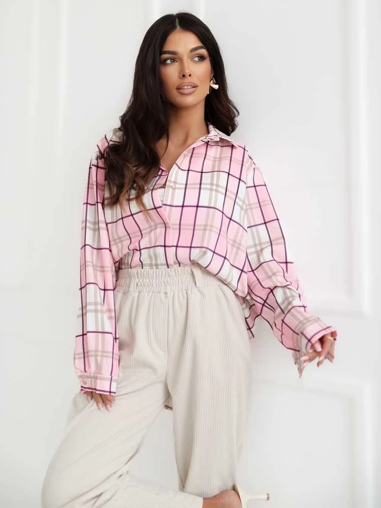 Italy Moda Koszula-IT-KS-22269-1.00-jasny rožinė