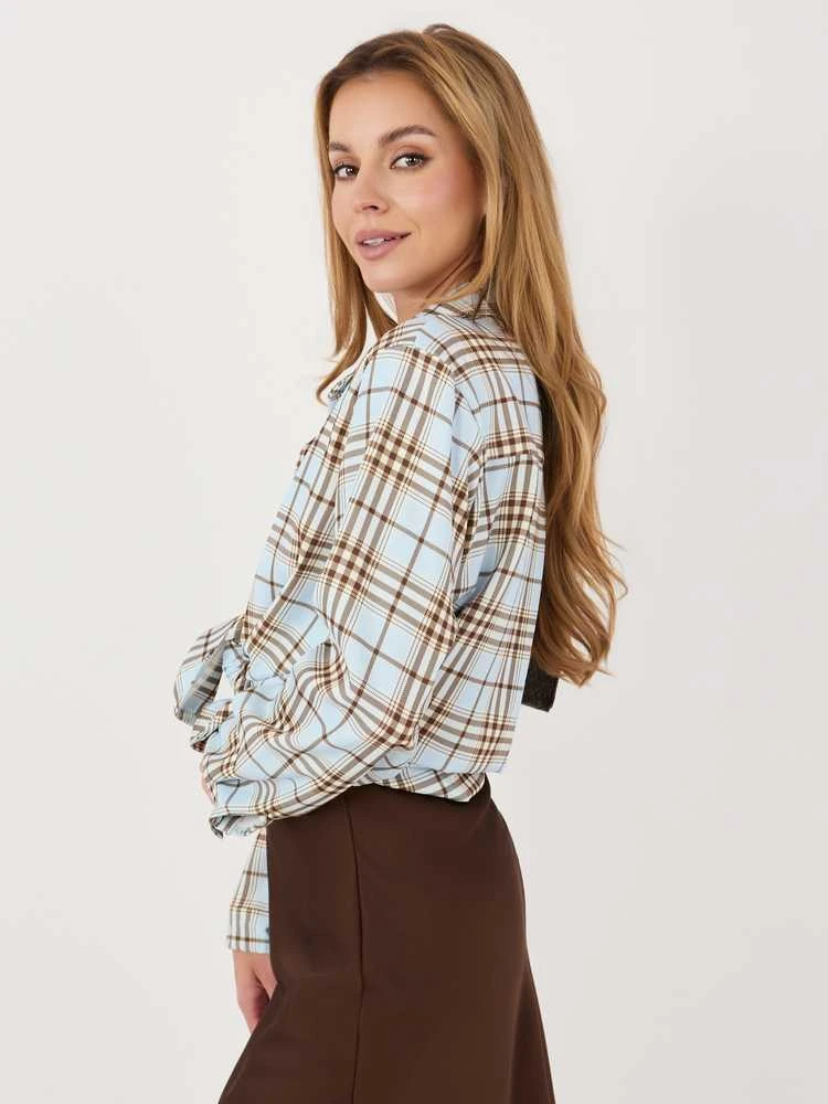 Italy Moda Koszula-IT-KS-22269.00-šviesiai mėlyna