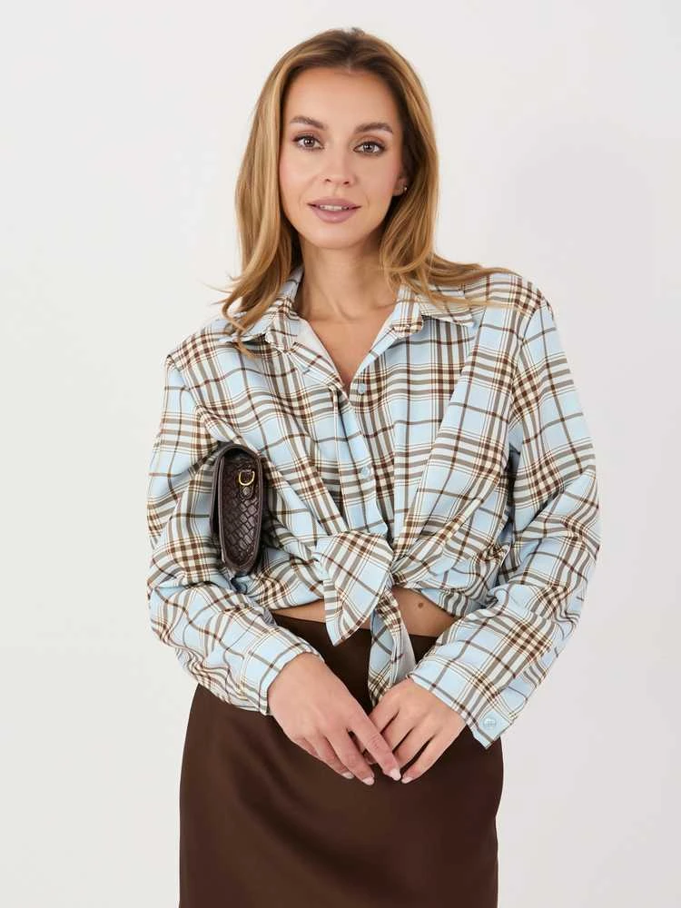 Italy Moda Koszula-IT-KS-22269.00-šviesiai mėlyna