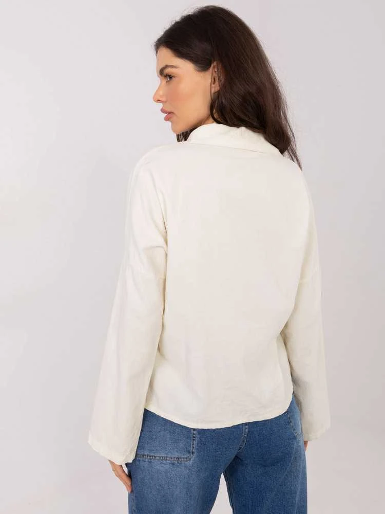 Italy Moda Koszula-IT-KS-22390.81-jasny smėlio spalva