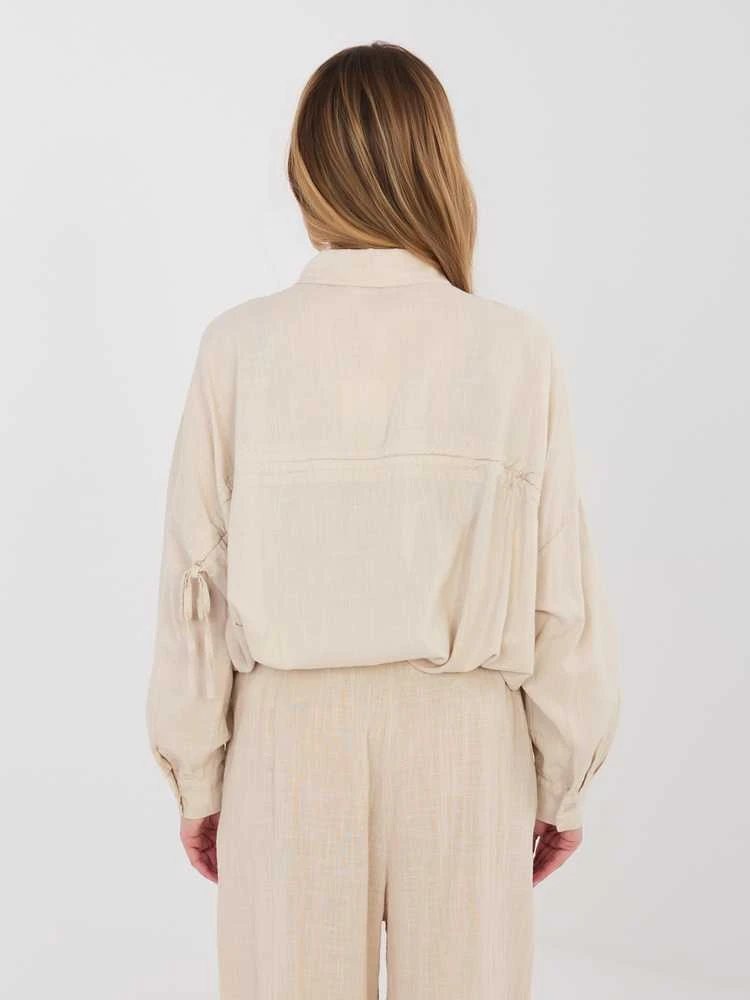 Italy Moda Koszula-IT-KS-3060.23-smėlio spalva