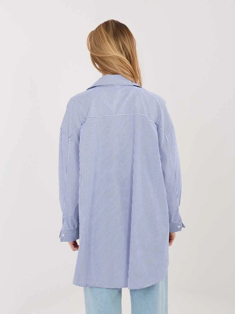 Italy Moda Koszula-IT-KS-6612.89-ciemny mėlyna