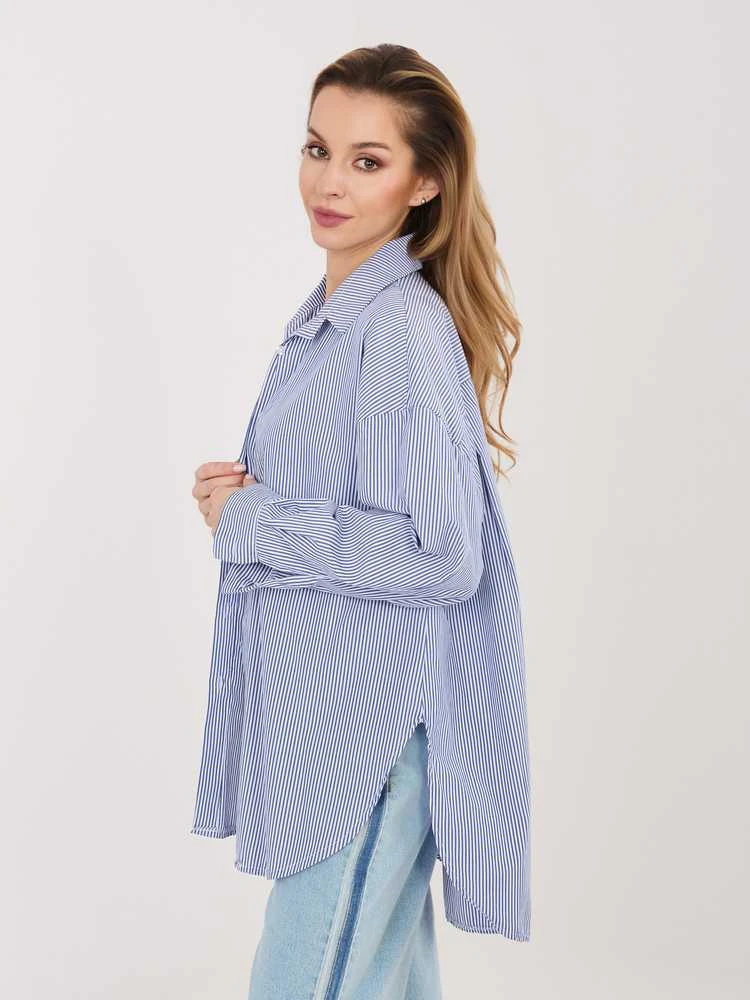Italy Moda Koszula-IT-KS-6612.89-ciemny mėlyna