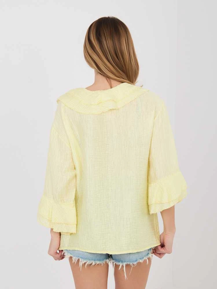 Italy Moda Koszula-IT-KS-81863.11P-jasny geltona