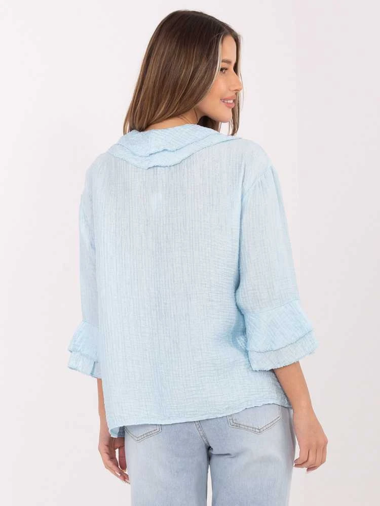 Italy Moda Koszula-IT-KS-81863.11P-šviesiai mėlyna