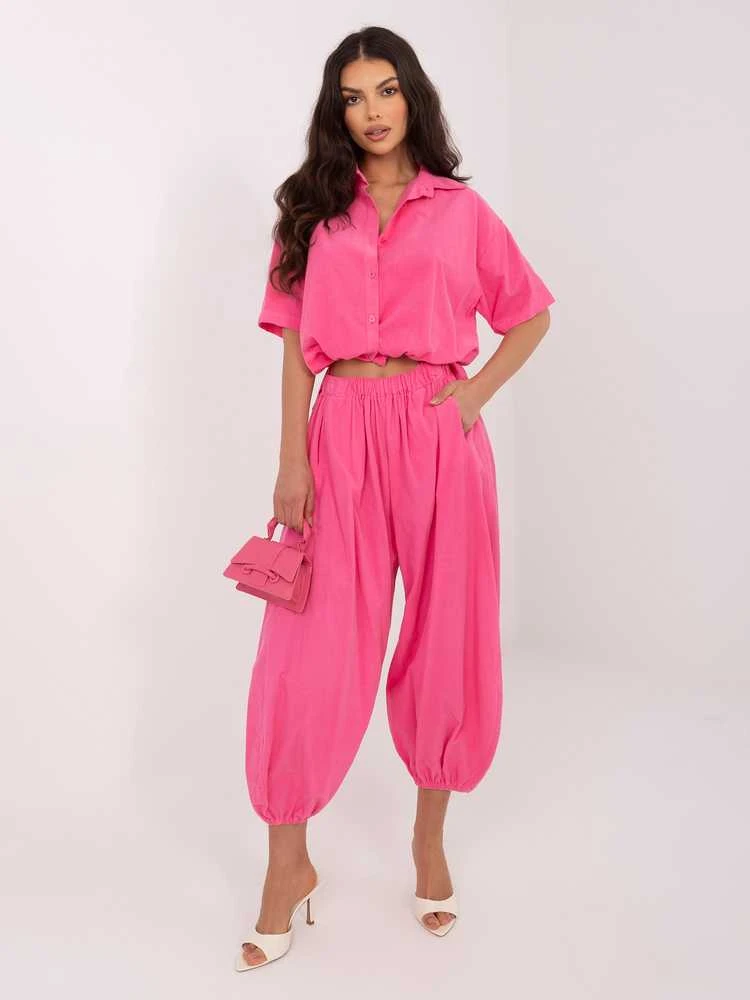Italy Moda Koszula-IT-KS-FL10320.12-ciemny rožinė