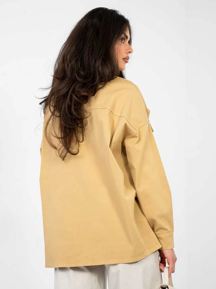 Italy Moda Koszula-IT-KS-FL9968.48-camelowy