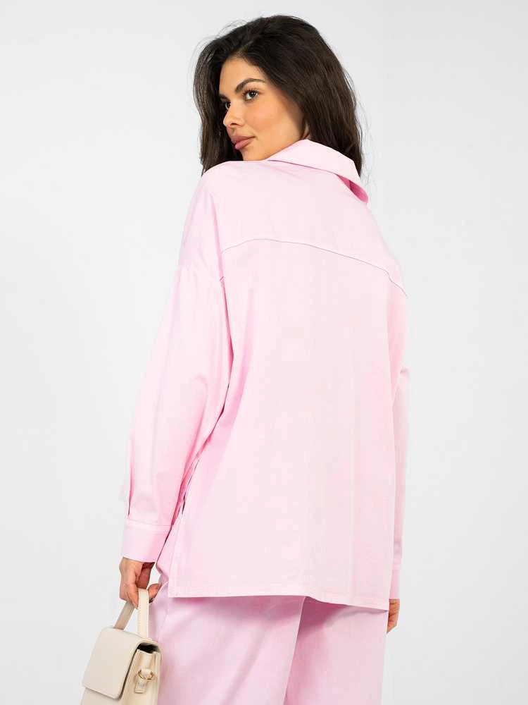 Italy Moda Koszula-IT-KS-FL9968.48-jasny rožinė