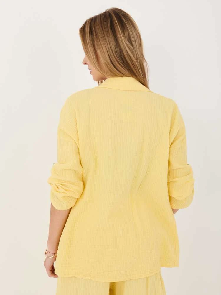 Italy Moda Koszula-MI-KS-2337.18-jasny geltona