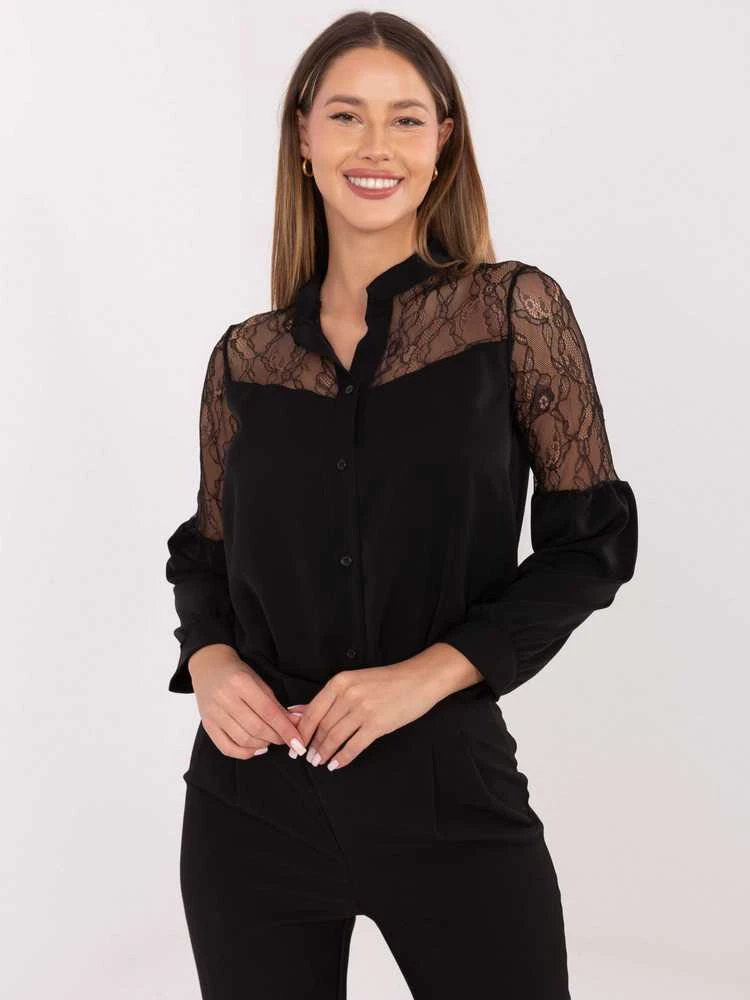 Italy Moda Koszula-MI-KS-3281.65-juoda