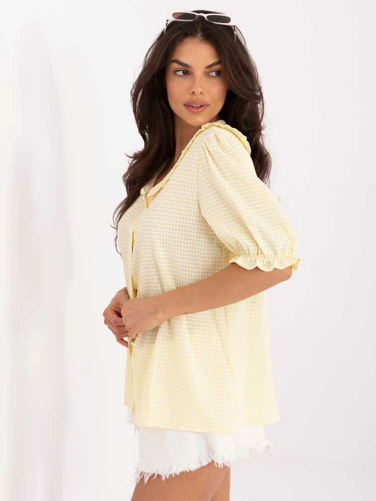 Italy Moda Koszula-MI-KS-3927671.05P-jasny geltona