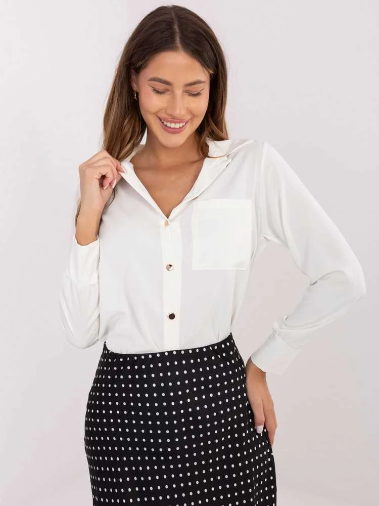 Italy Moda Koszula-MI-KS-4210.53-ecru