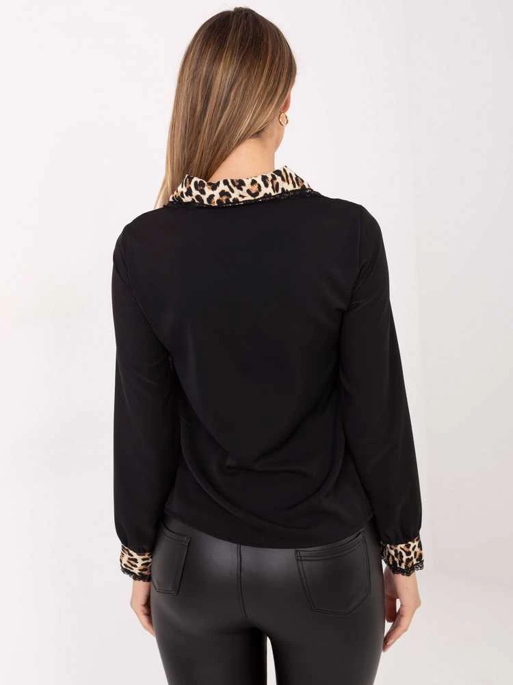 Italy Moda Koszula-MI-KS-4225.35-juoda