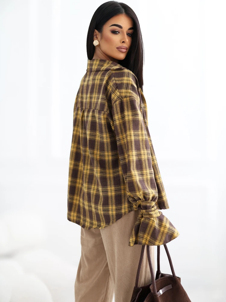 Italy Moda Koszula-MI-KS-4423.98-geltona