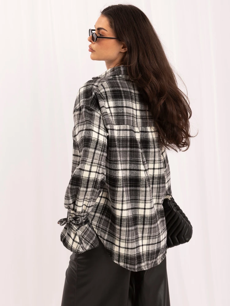Italy Moda Koszula-MI-KS-4423.98-juoda