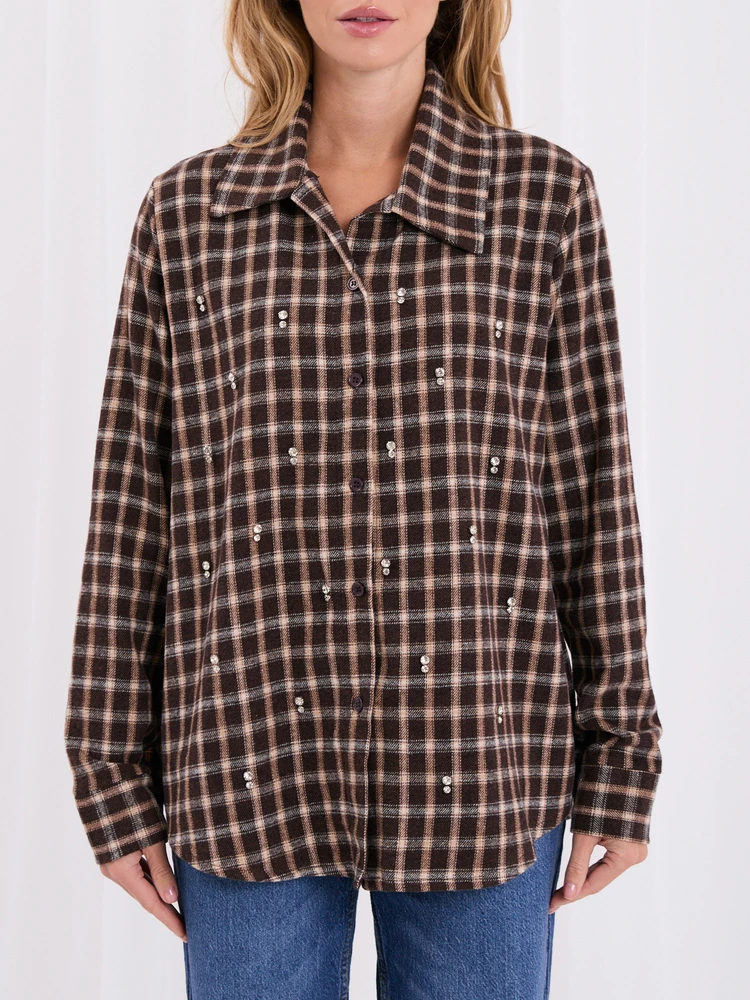 Italy Moda Koszula-MI-KS-52078-1.05P-ruda