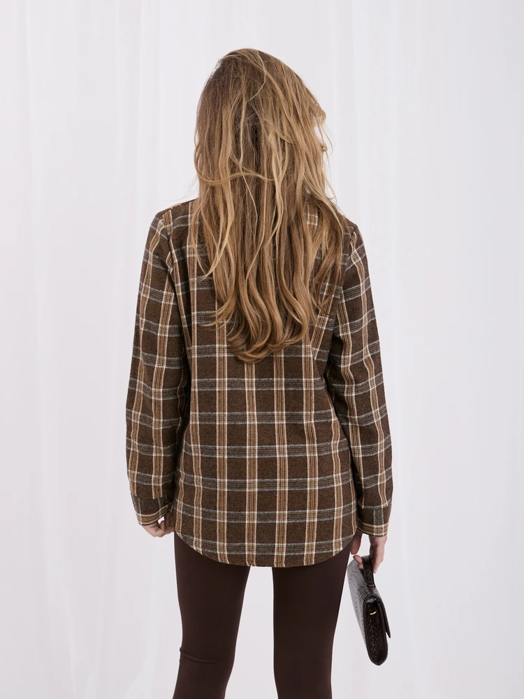 Italy Moda Koszula-MI-KS-52078.03-ruda