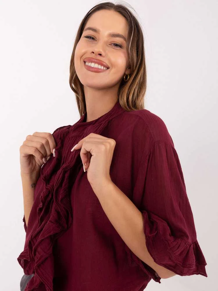 Italy Moda Koszula-MI-KS-92224.95-bordinė