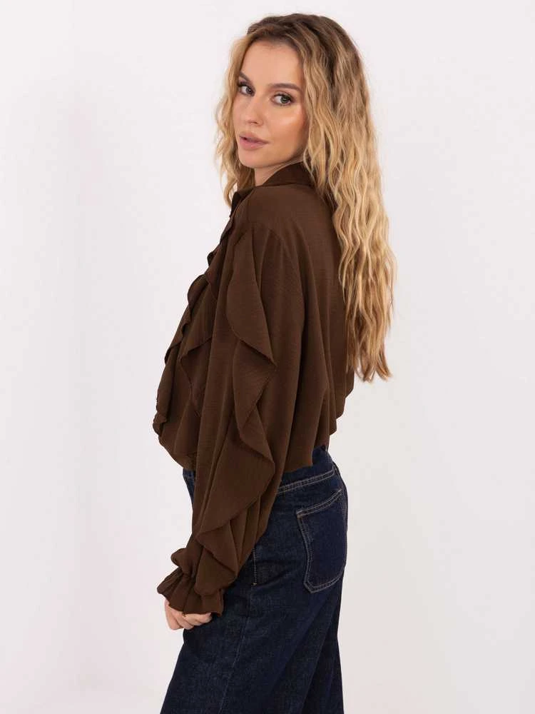 Italy Moda Koszula-MI-KS-92506.52-ruda