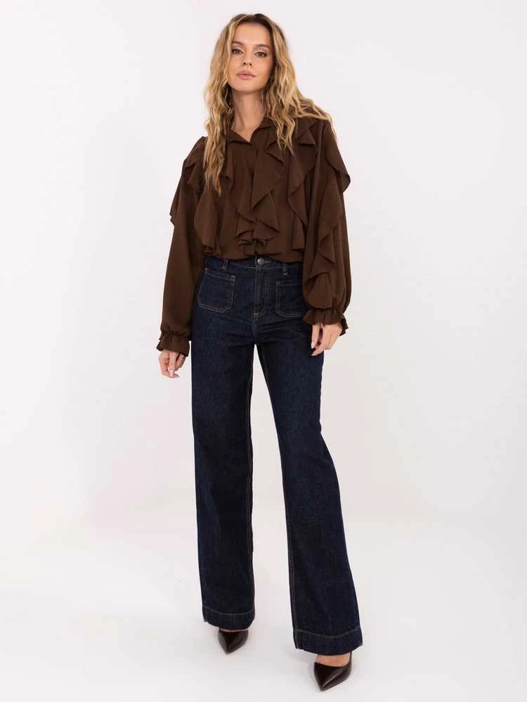 Italy Moda Koszula-MI-KS-92506.52-ruda