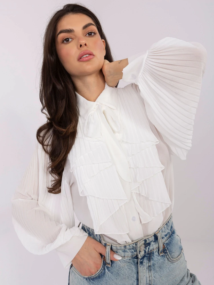Italy Moda Koszula-MI-KS-A2818.09-balta