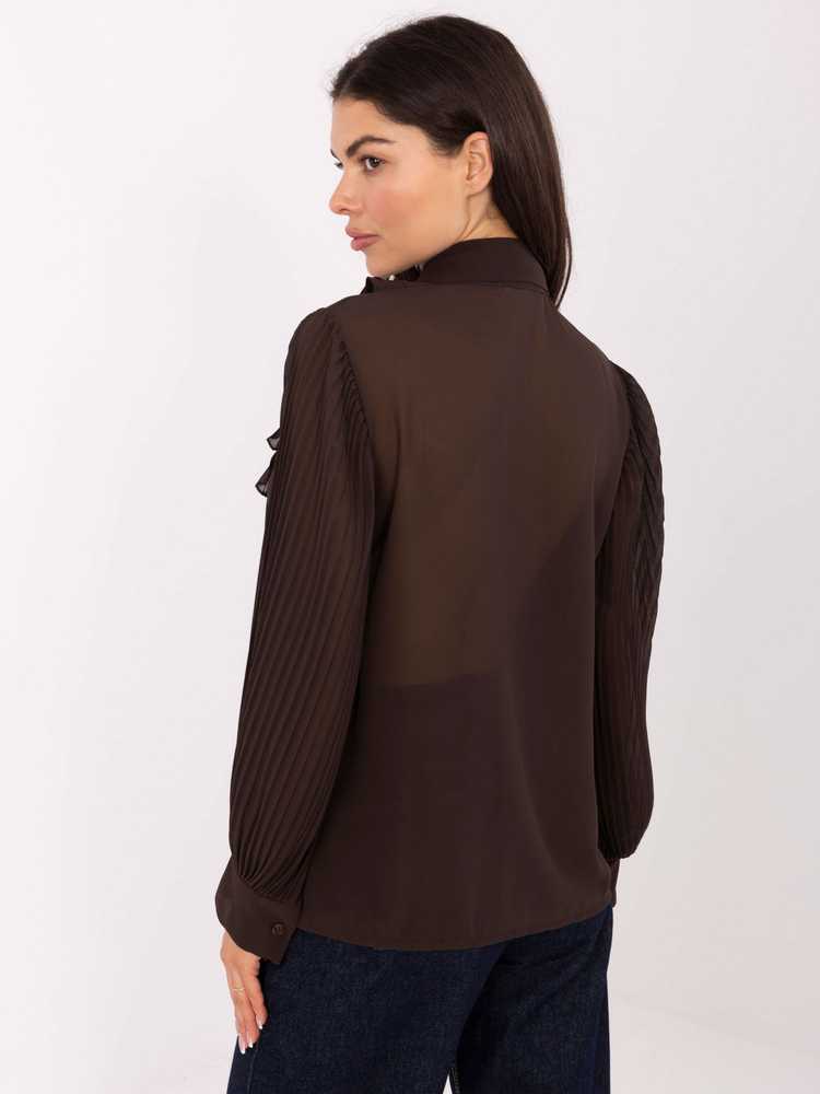 Italy Moda Koszula-MI-KS-A2818.09-ciemny ruda
