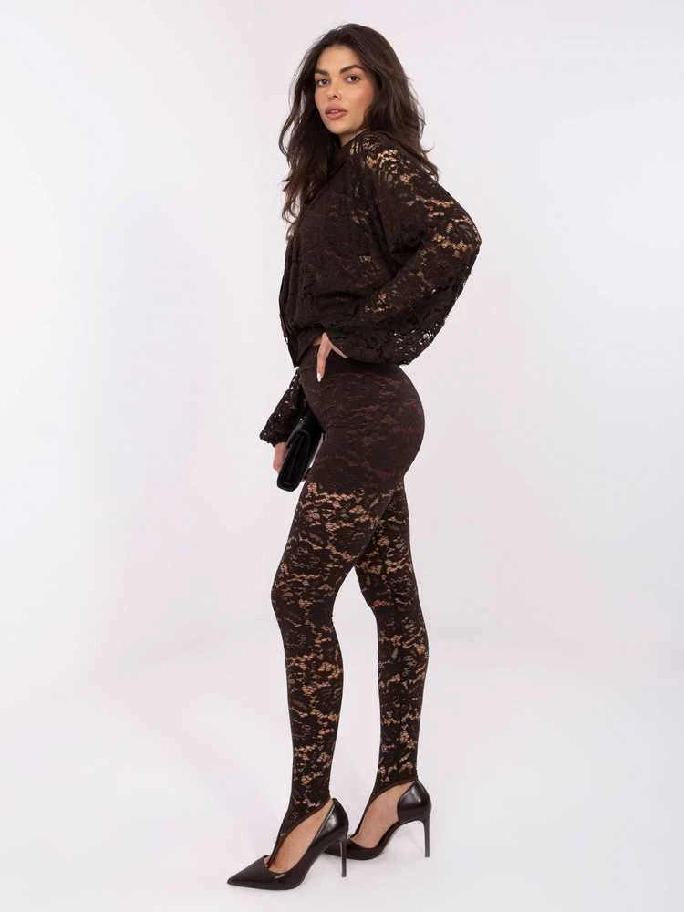 Italy Moda Koszula-MI-KS-C239.78-ciemny ruda