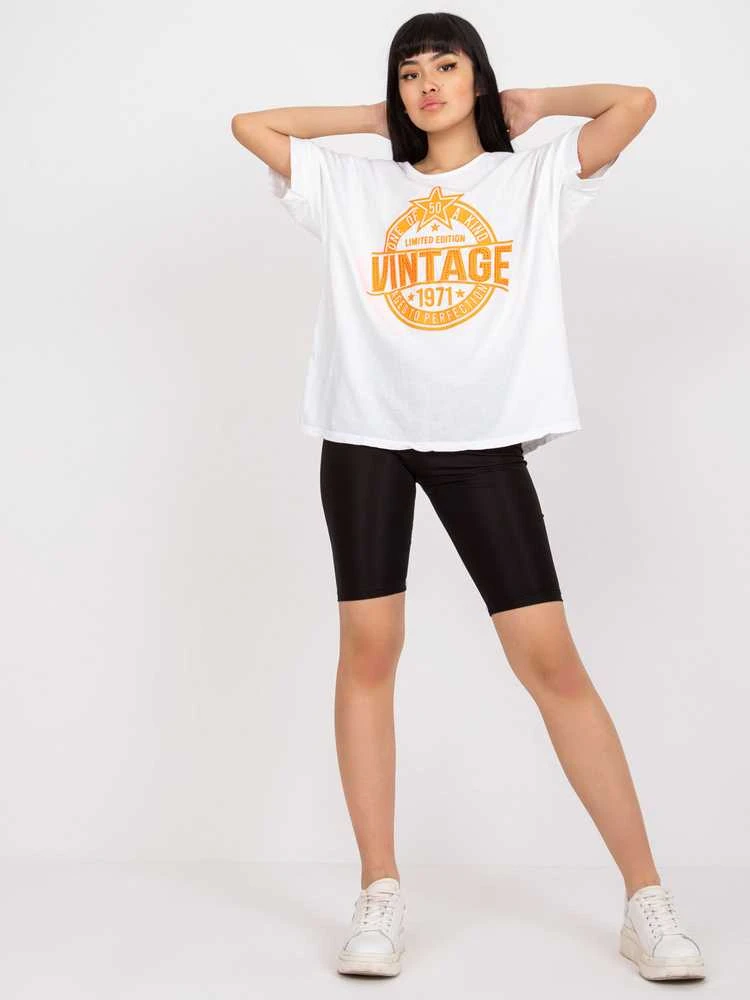 Italy Moda Marškinėliai-DHJ-TS-6860.26X-oranžiniai