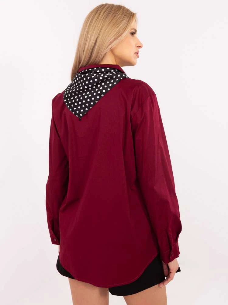 Italy Moda Marškiniai-DHJ-KS-20172.36P-bordo