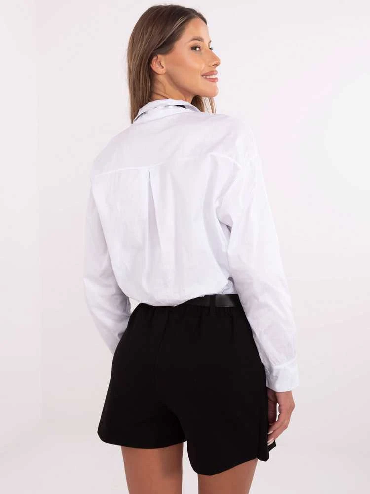 Italy Moda Marškiniai-DHJ-KS-9213.86-balti