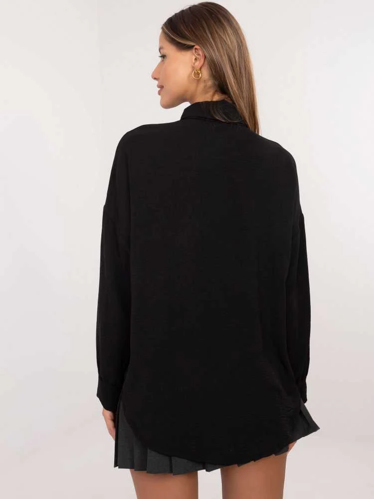 Italy Moda Marškiniai-MI-KS-61523.60P-juodi