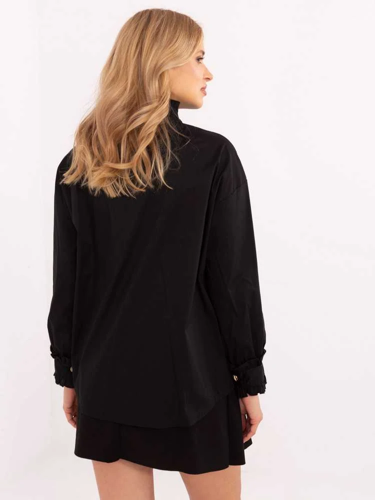 Italy Moda Marškiniai-MI-KS-C237.71-juodi