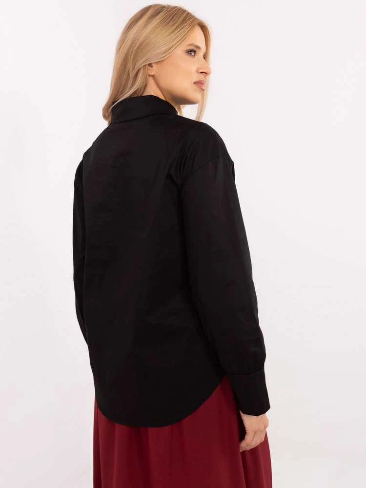 Italy Moda Marškiniai-MI-KS-C238.04-juodi