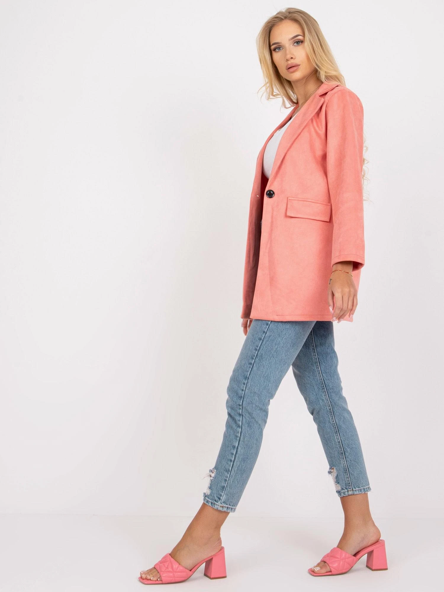 Italy Moda Švarkas moterims DHJ-MA-15286.88-persikas