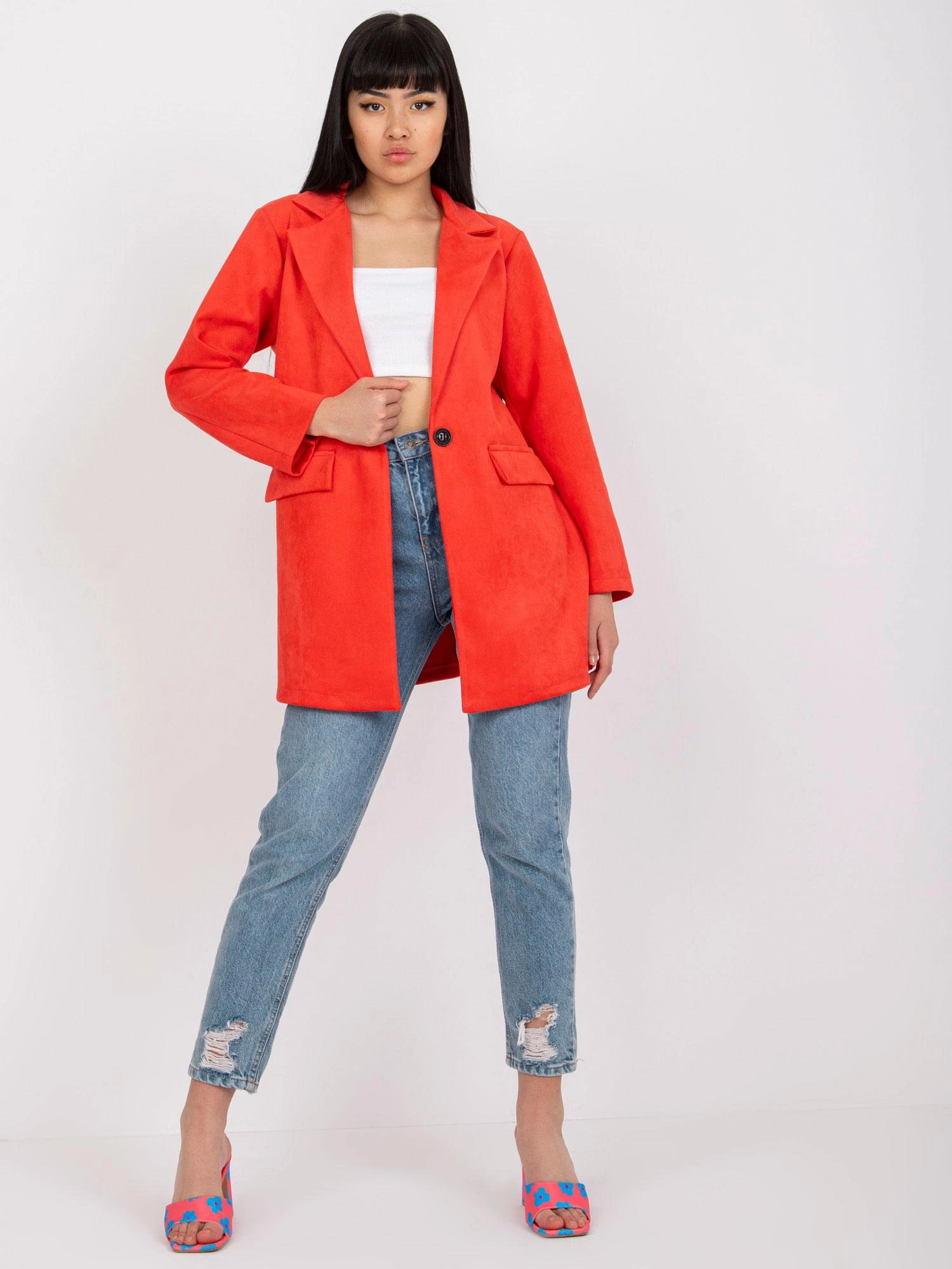Italy Moda Švarkas moterims DHJ-MA-15286.88-koralas