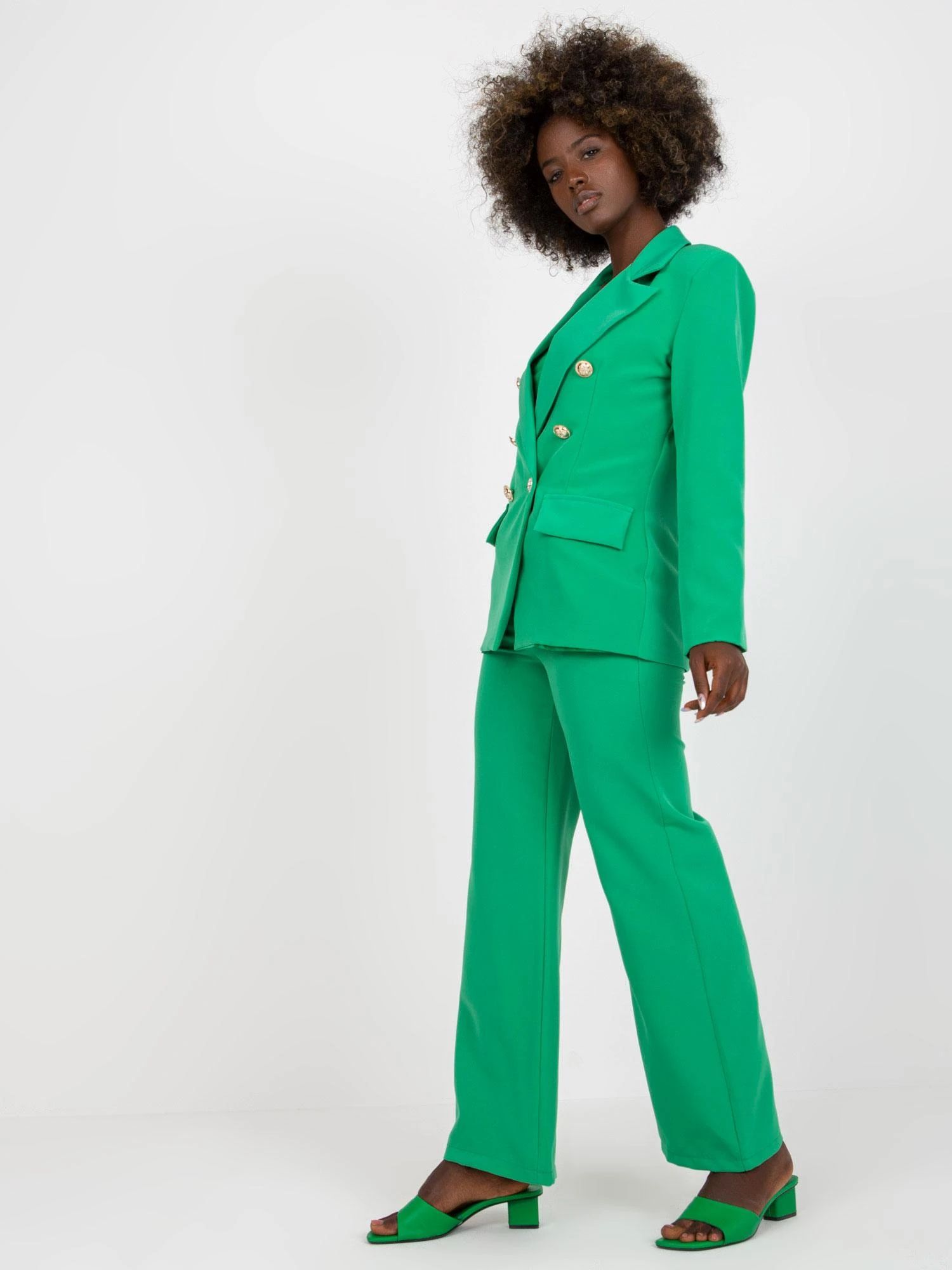 Italy Moda Švarkas moterims DHJ-MA-15555.00P-žalia