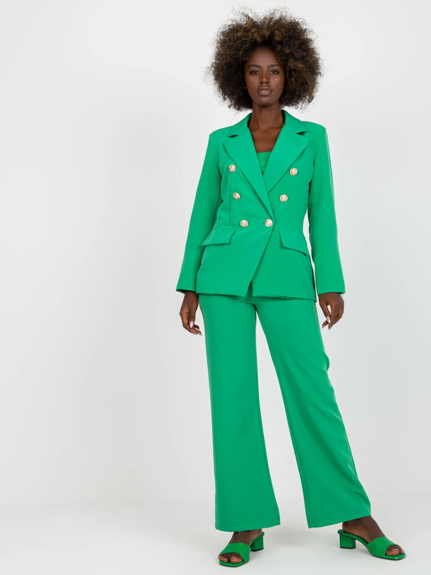 Italy Moda Švarkas moterims DHJ-MA-15555.00P-žalia