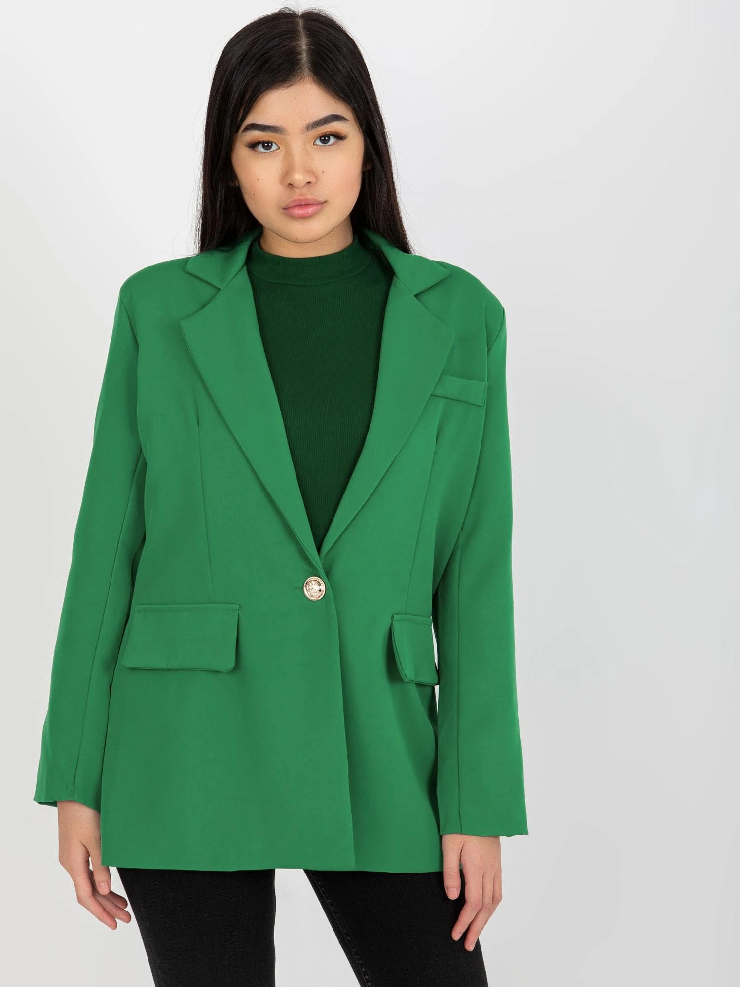 Italy Moda Švarkas moterims DHJ-MA-15556.22X-žalia