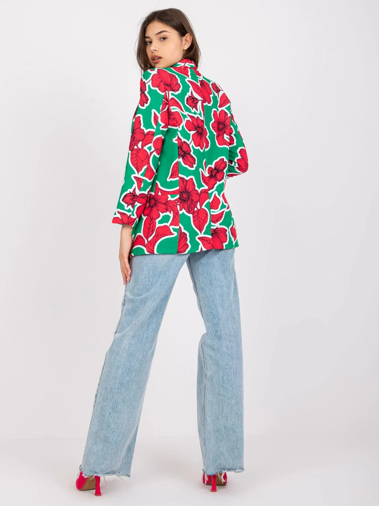 Italy Moda Švarkas moterims DHJ-MA-15621-2,25X-žalia