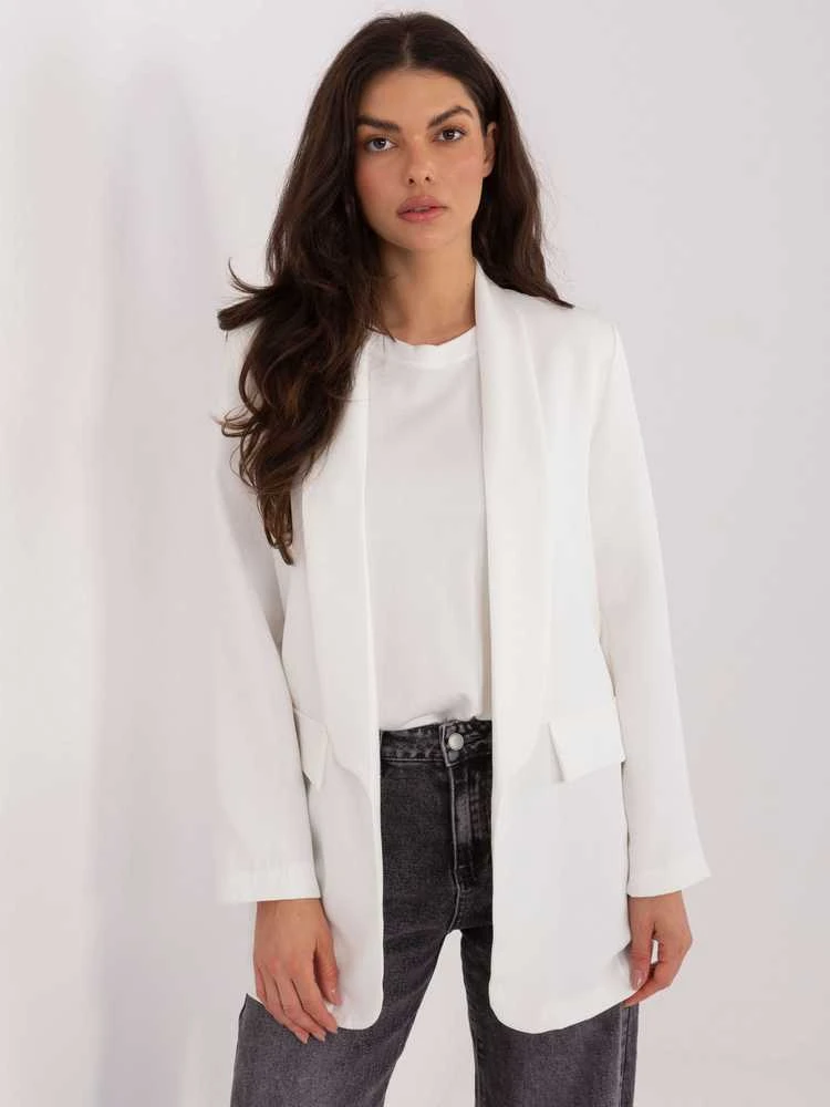 Italy Moda Švarkas moterims DHJ-MA-18657-2.09-ecru