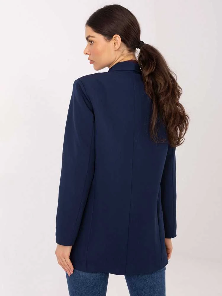 Italy Moda Švarkas moterims -DHJ-MA-18657-2.09-tamsiai mėlyna