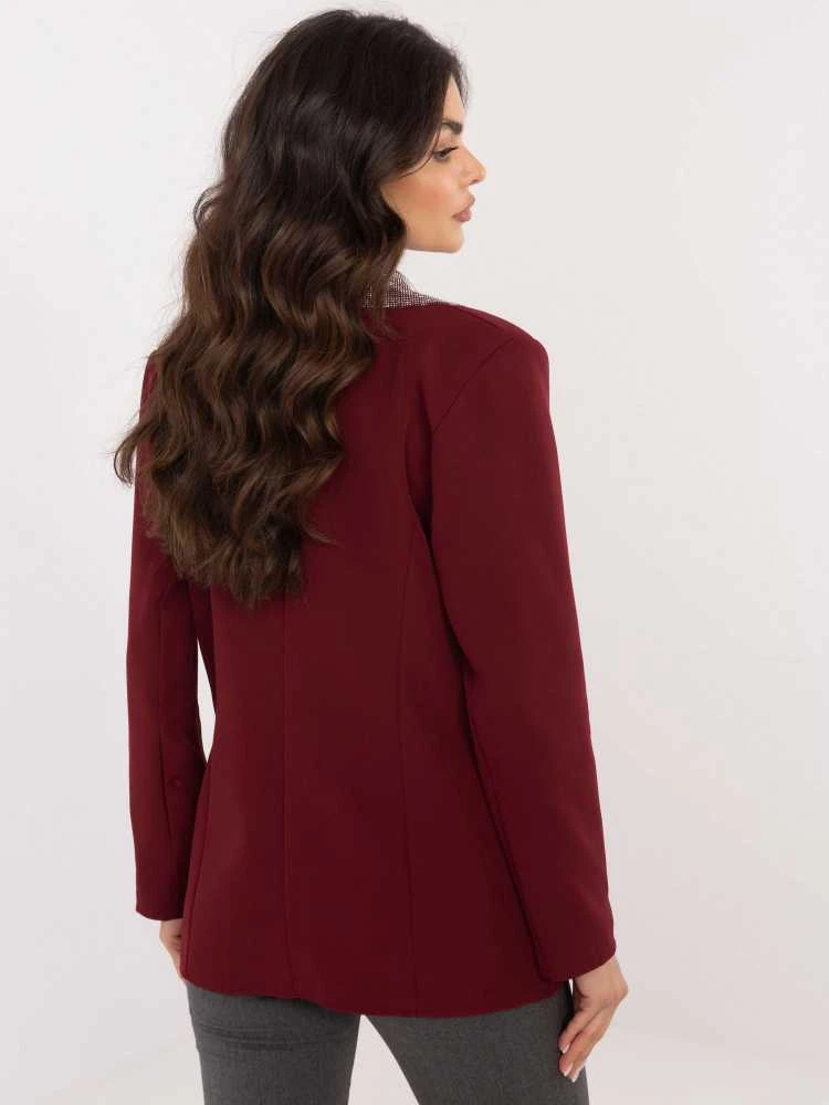 Italy Moda Švarkas moterims-DHJ-MA-19926.85P-bordo