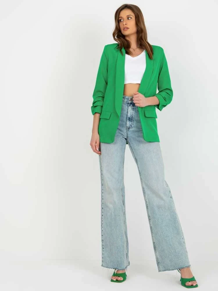 Italy Moda Švarkas moterims -DHJ-MA-7684.15P-žalia