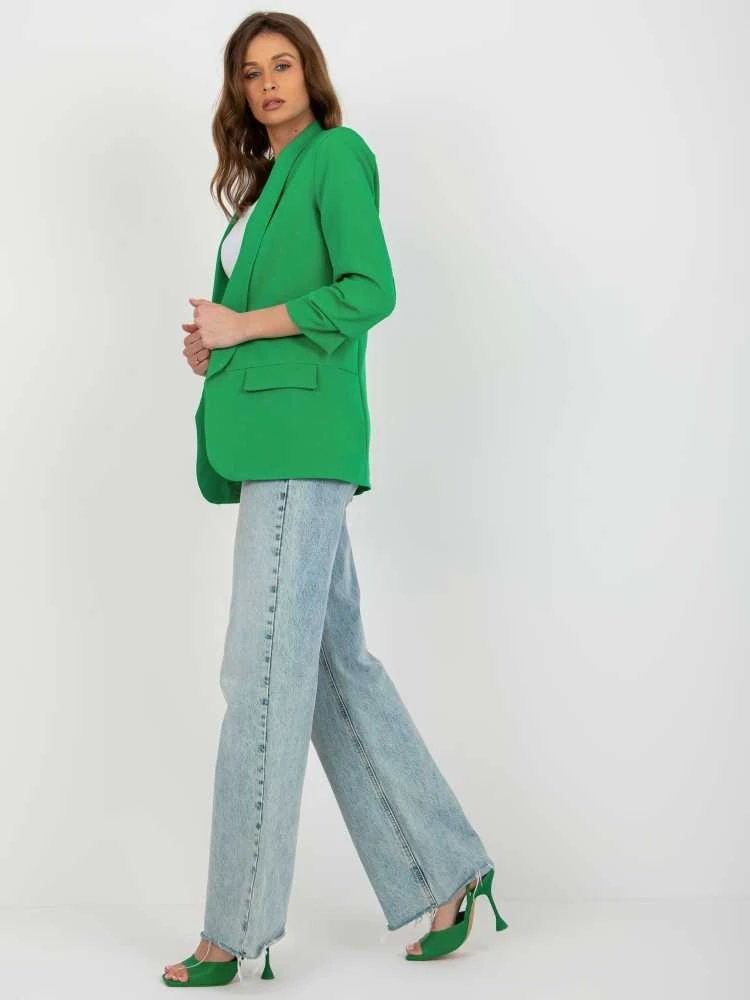 Italy Moda Švarkas moterims -DHJ-MA-7684.15P-žalia